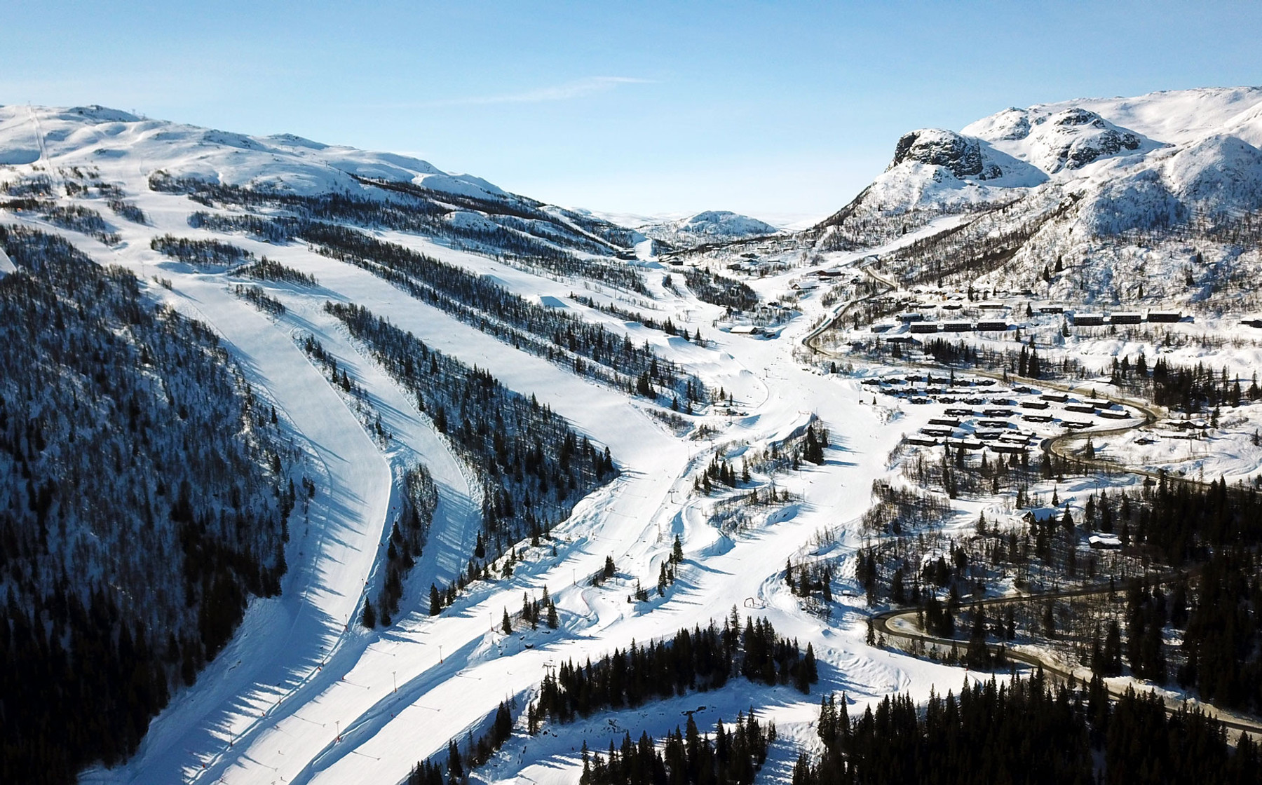 Skibakkene i Hemsedal skisenter